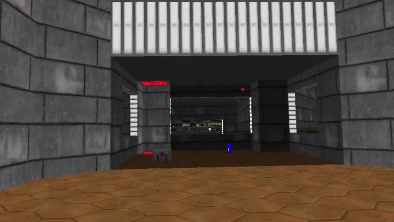 VR Doom - E2M1 Deimos Anomaly - QuestZDoom