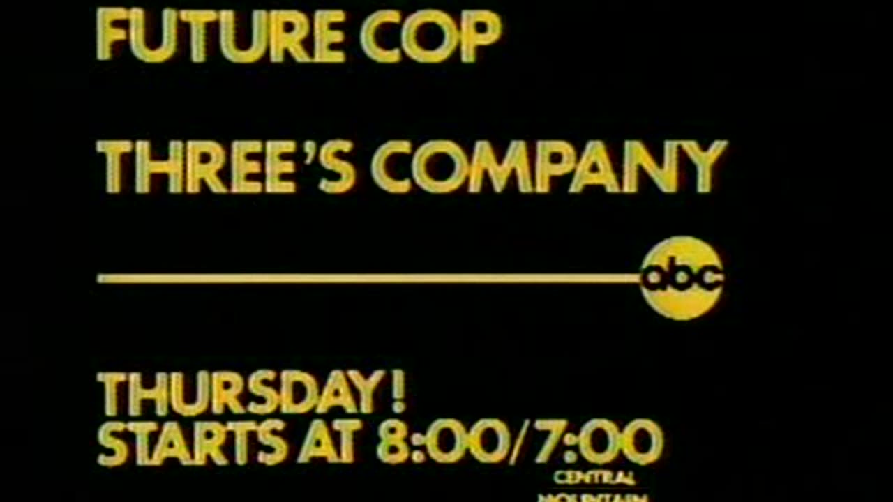 1977 - Future Cop Three's Company (Commercial)