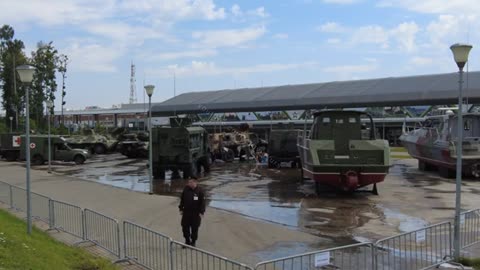 Captured Ukrainian equipment is being prepared for an exhibition in Patriot Park.