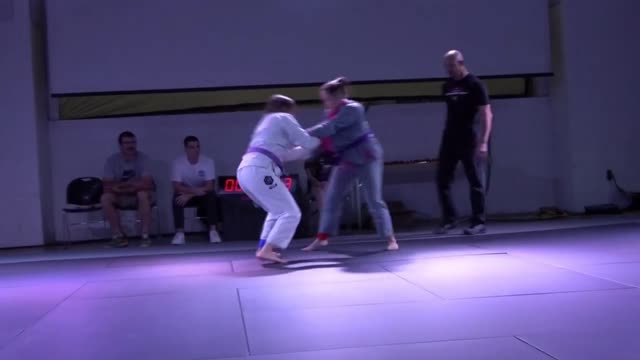 BJJ GI match 7 purple betls