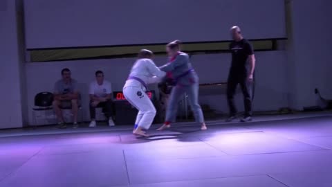 BJJ GI match 7 purple betls