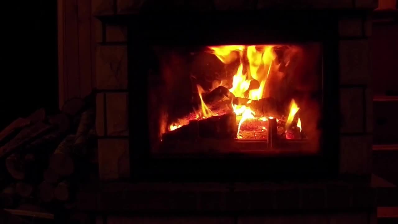 1 Hour Relaxing Fireplace Sounds with Crackling (No Music)