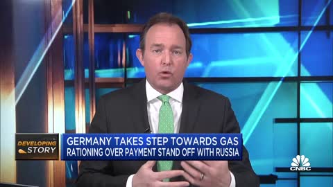 Germany takes step toward gas rationing over payment standoff with Russia