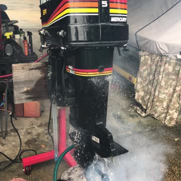 Mercury Marine Pro Max in stand