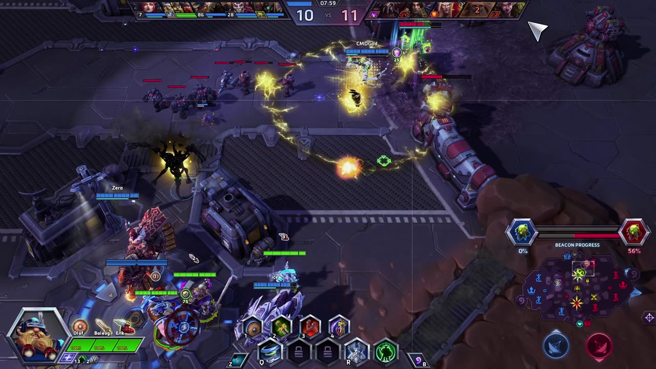 Lost Vikings plays - first game after almost 2 years and I get this map XD | Heroes of the Storm