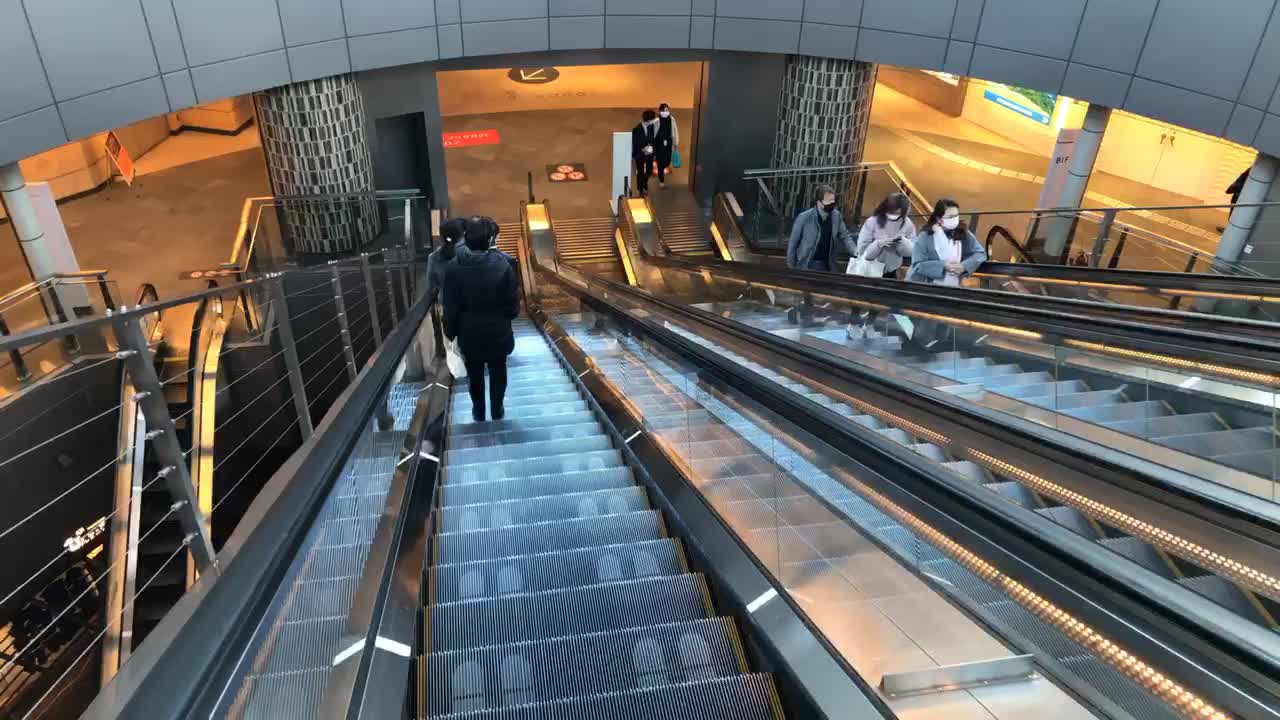 Escalator in Japan