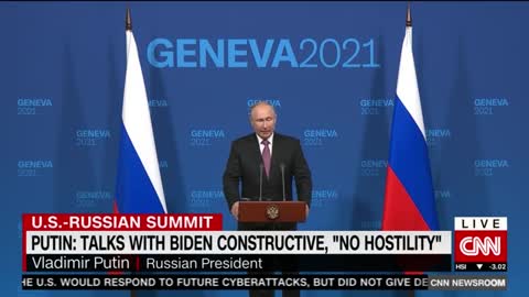 Putin response after summit