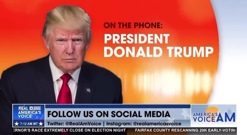 President Trump Interview with John Fredericks.