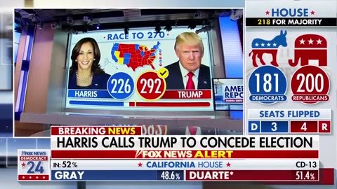 Harris says she will vote to certify Trump win