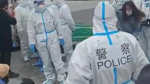 Footage of quarantine situation of Shanghai.