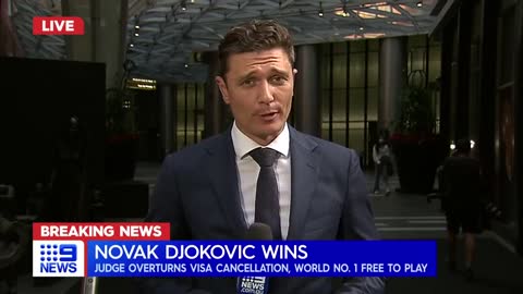 Djokovic Wins Court Case To Stay In Australia - 10/01/2022