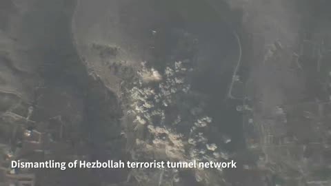 IDF: The IDF struck dozens of Hezbollah terrorist targets in the Nabatieh area