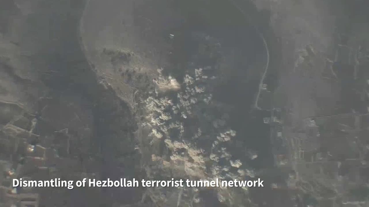 IDF: The IDF struck dozens of Hezbollah terrorist targets in the Nabatieh area