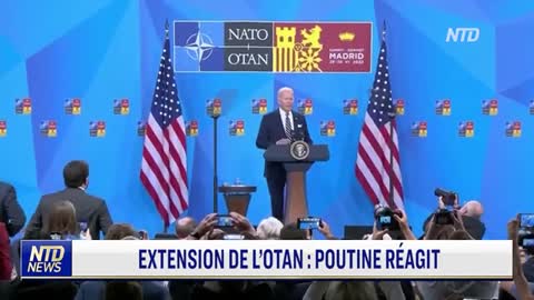 Extension de l’OTAN Poutine réagit ; Chine les banques gèlent les dépôts, protestations en réponse