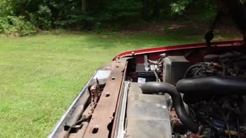 Ford Truck went 25 miles with a pull-tie folded over tyre stem? Got up to 60mph? YES!!!