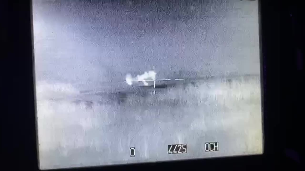 The most accurate shot of a Russian tank at a distance of 4.5 km