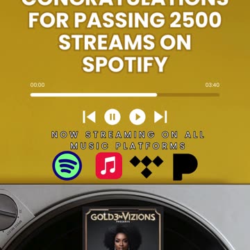 🎶 3,500 Streams Strong! 🎶