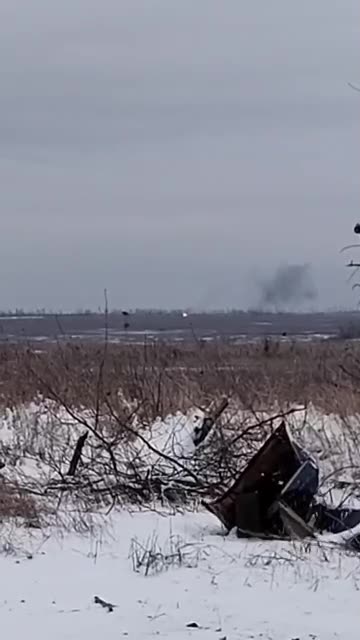 Кадры боевой работы наших «Тигров» на Южно-Донецком направлении