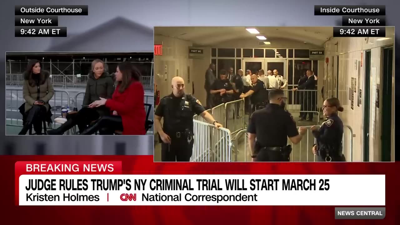 Trump will face his first criminal trial in March