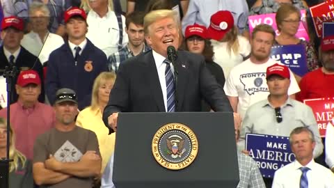 Plaid Shirt Guy Kicked Off Stage At Trump Montana Rally For Facial Expressions