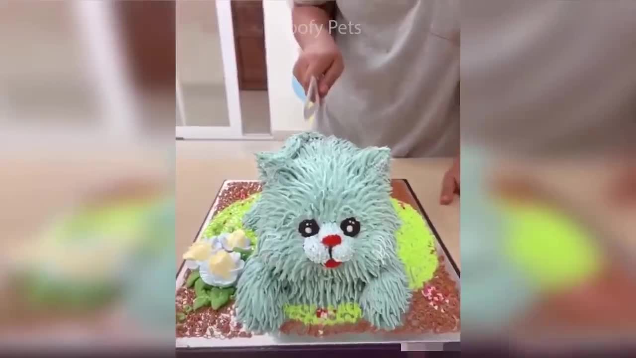 Cat and Dog Cake Reaction Compilation