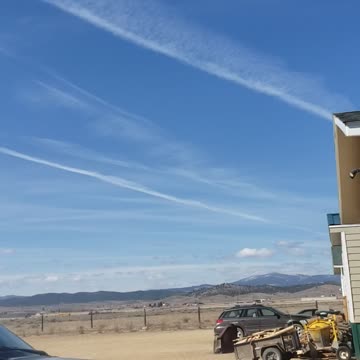 All chemtrails today for us