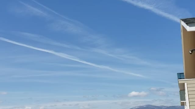 All chemtrails today for us
