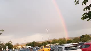 Rainbow action.