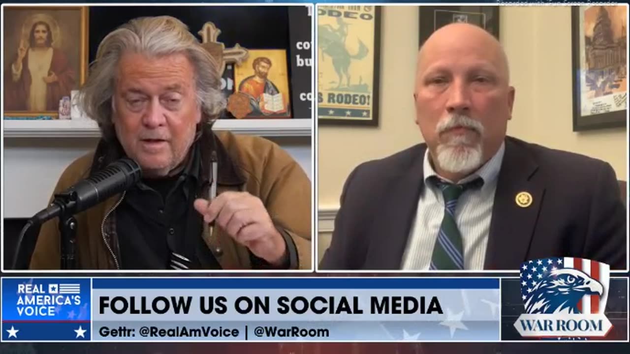 REP CHIP ROY TX>CAN'T EXPLAIN THE NDAA or CR's SO STEVE BANNON UNDERSTANDS - WHAT ARE THEY DOING? BANNON DOESN'T UNDERSTAND OR ANYBODY ELSE - DO YOU? - 16 mins.