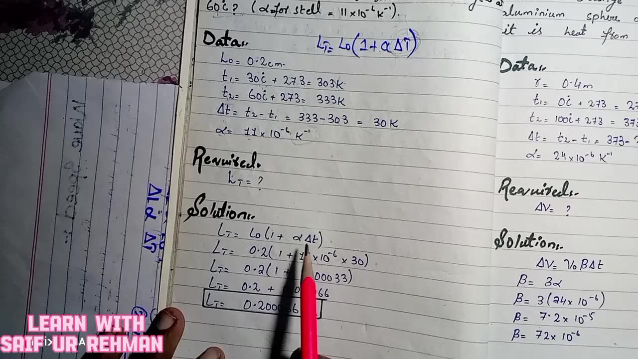 XII PHYSICS CHAPTER HEAT | Numerical 11.2