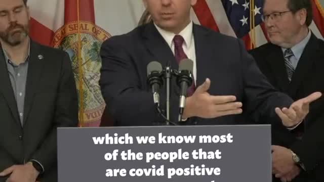 Florida Gov DeSantis Slams Covid-Positive Medical Staff Back in Work