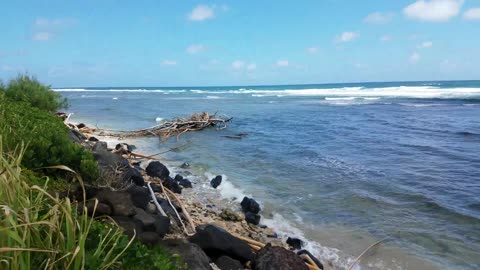 Anini Beach on Island of Kauai