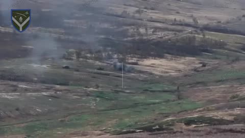 Destruction of Russian mechanized columns in Siversk direction.