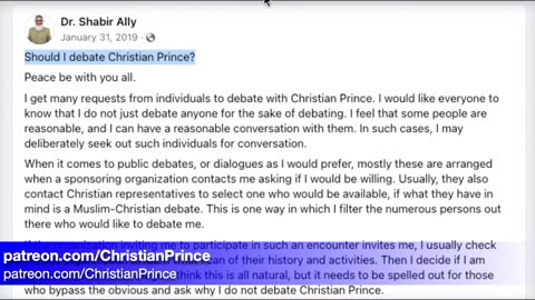 Christian Prince Until they testify