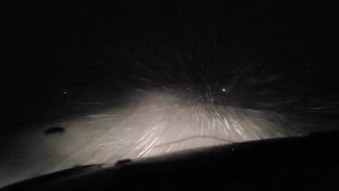 Driving in a Canadian Storm -Hi/Low Beams