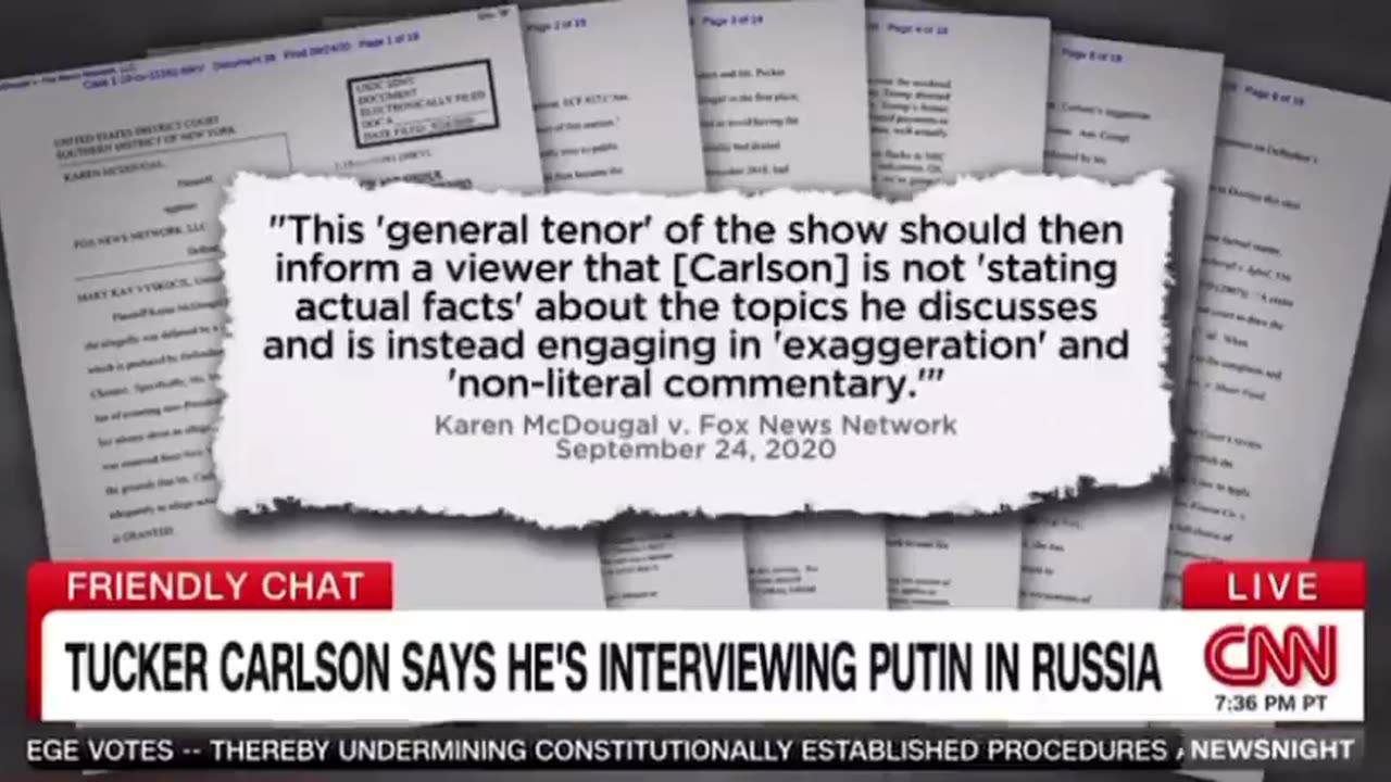 CNN host fights back tears after Tucker Carlson confirms Putin interview, shocking the internet😂🤣