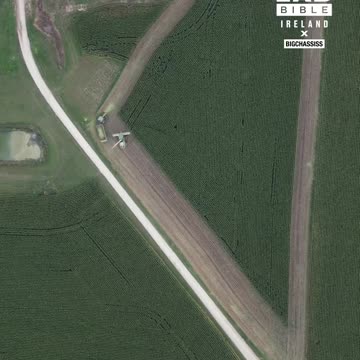 Satisfying mowing farmers field