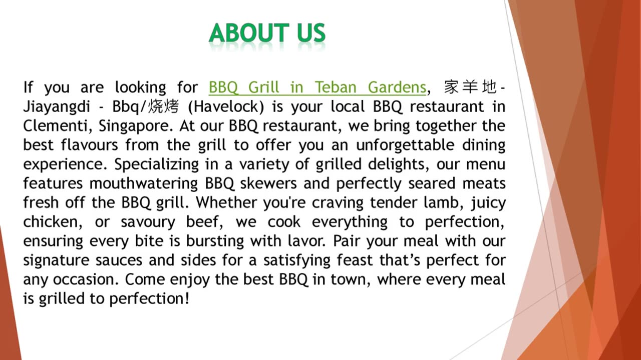 If you are looking for BBQ Grill in Teban Gardens
