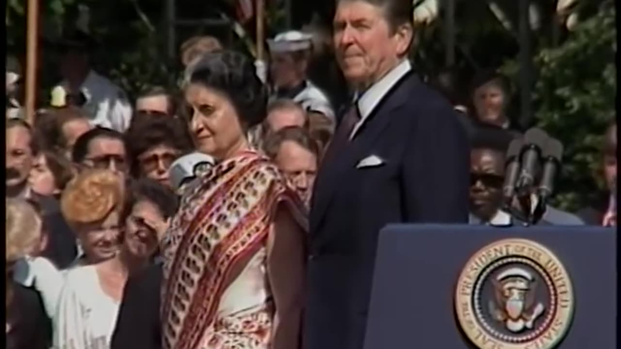 President Reagan's Remarks at Prime Minister Gandhi of India State Visit on July 29, 1982