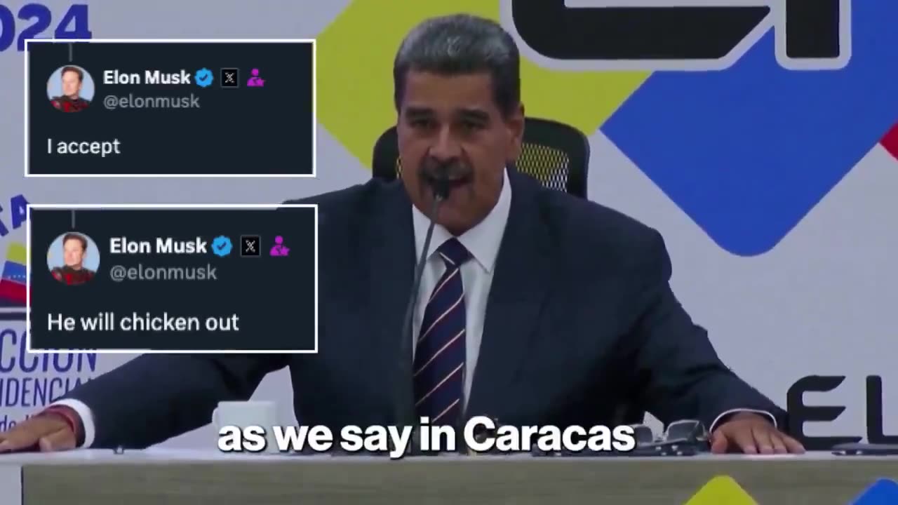 Nicolás Maduro challenged Elon Musk to a fight