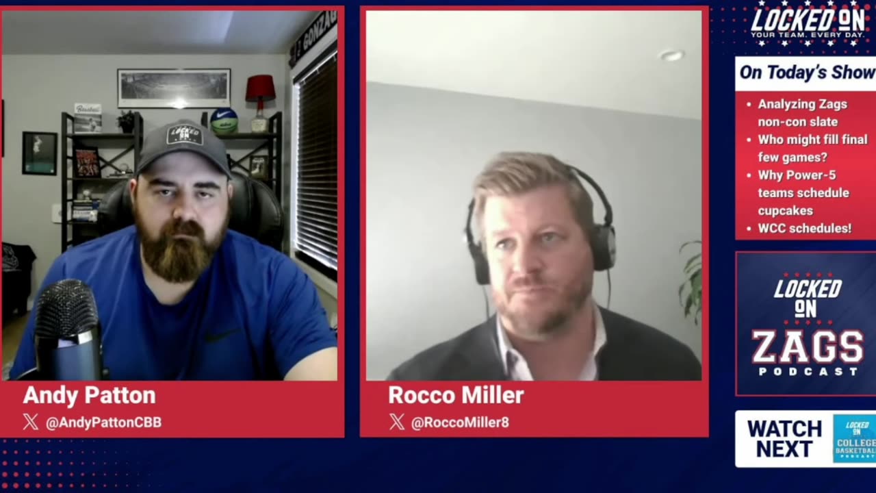 Andy Patton and Rocco Miller discuss non-conference scheduling in general and in the WCC