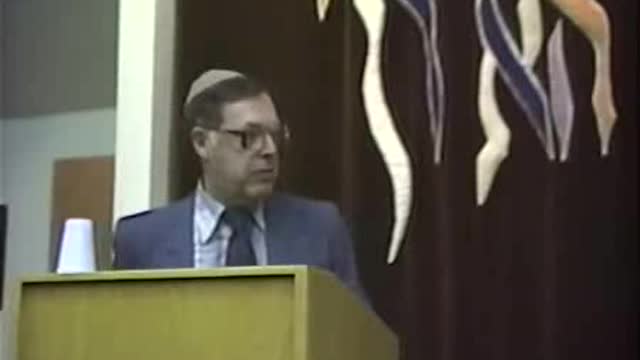 RARE- Rabbi Meir Kahane speaks at the Young Israel of Fort Lee, NJ