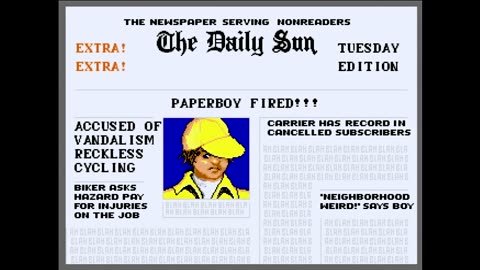 Paperboy2 (Sega Genesis) Part2