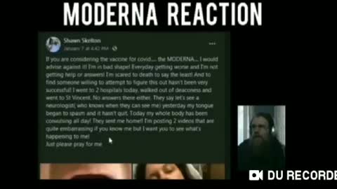 Indiana Nurse Moderna Vax reaction