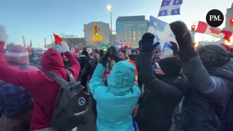 Canada Dancing to Victory of Freedom Against 100% Tyranny is Beautiful