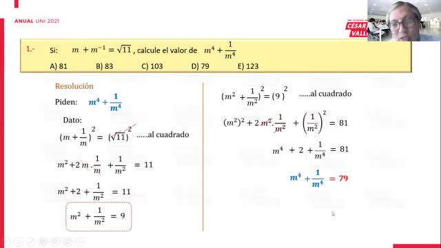 UNI Semana 03 Álgebra