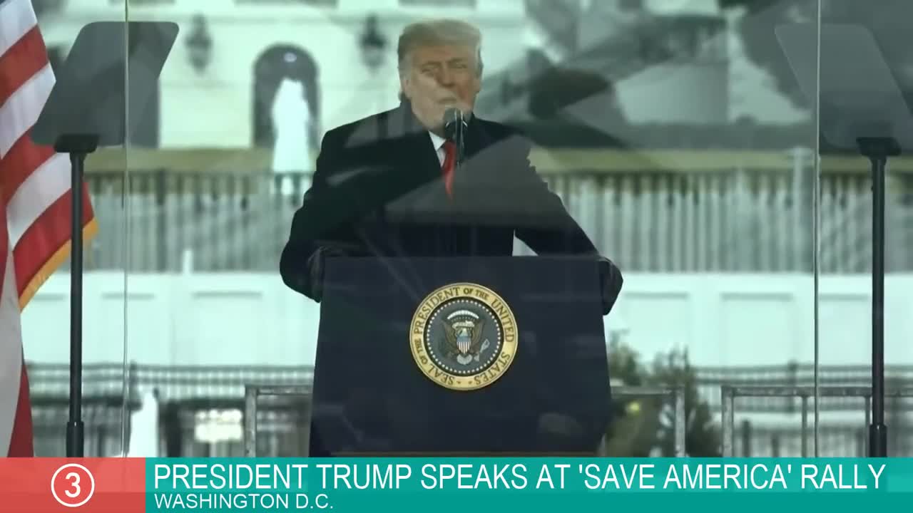 President Trump speaks at 'Save America' rally January 6, 2021