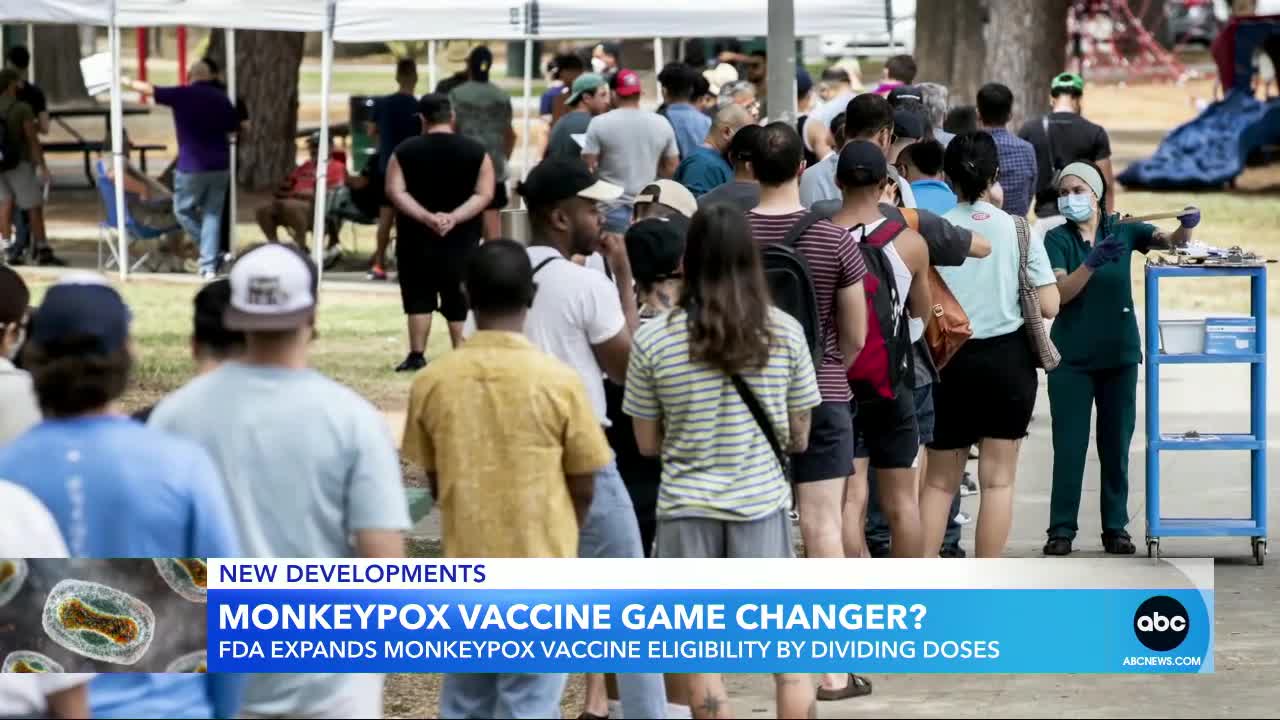 FDA responds to monkeypox vaccine shortage | GMA