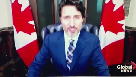 Trudeau admitting that COVID is an excuse to institute a new global economic order.