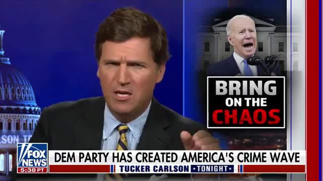 Tucker - June 08, 2022 - Dem Party is creating the Crime Wave